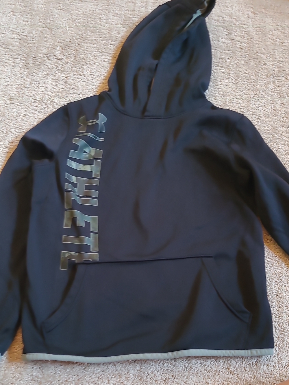 UA Boys YM Black Hoodie